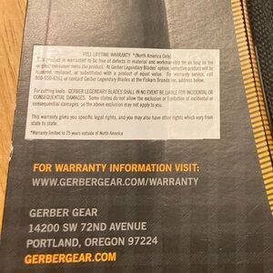 Gerber Big Rock Camp Knife